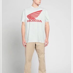DSquared2 X Honda Graphic T-Shirt in White and Red
